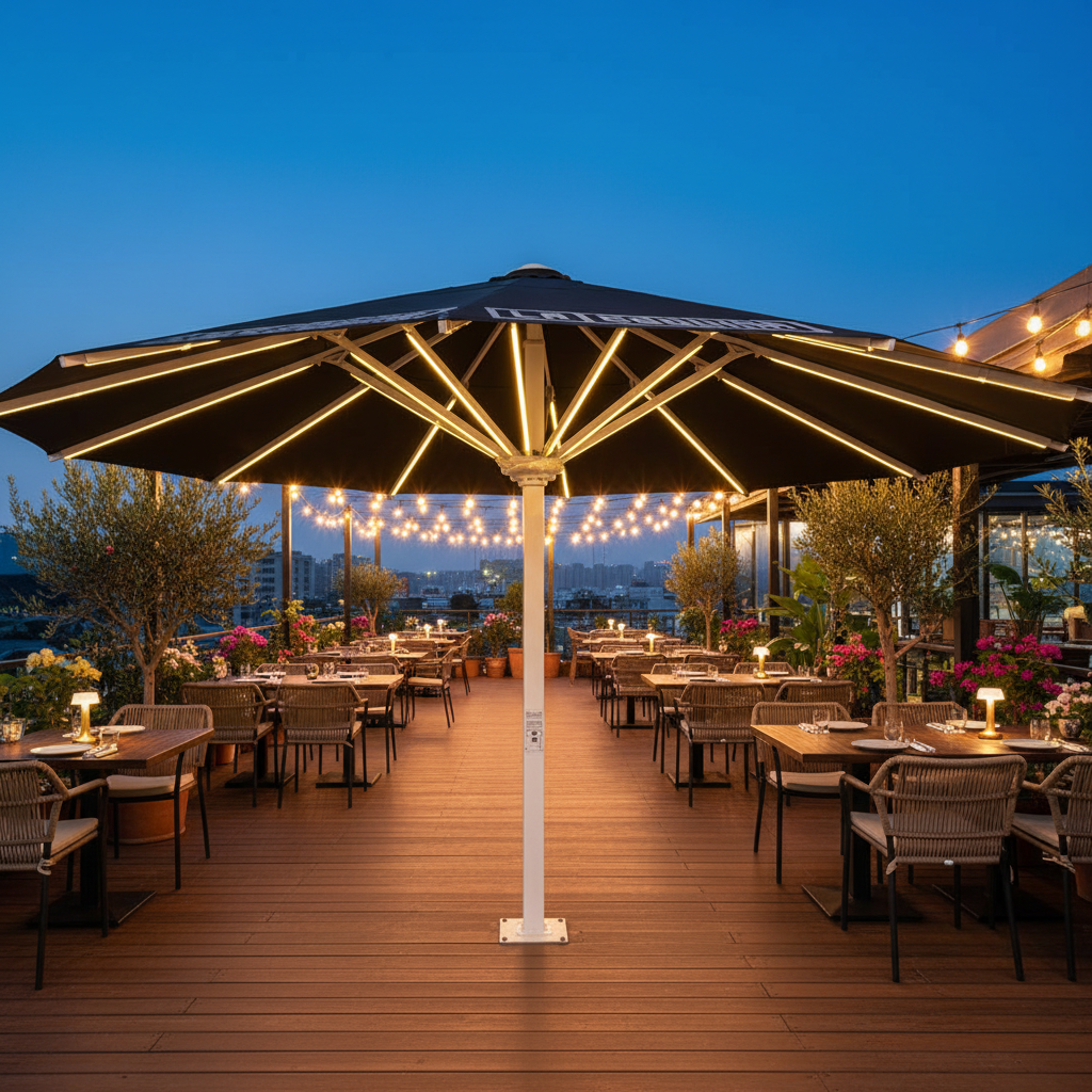 2026 Patio Shade Trends: Why LED-Integrated Umbrellas Are Becoming the New Standard