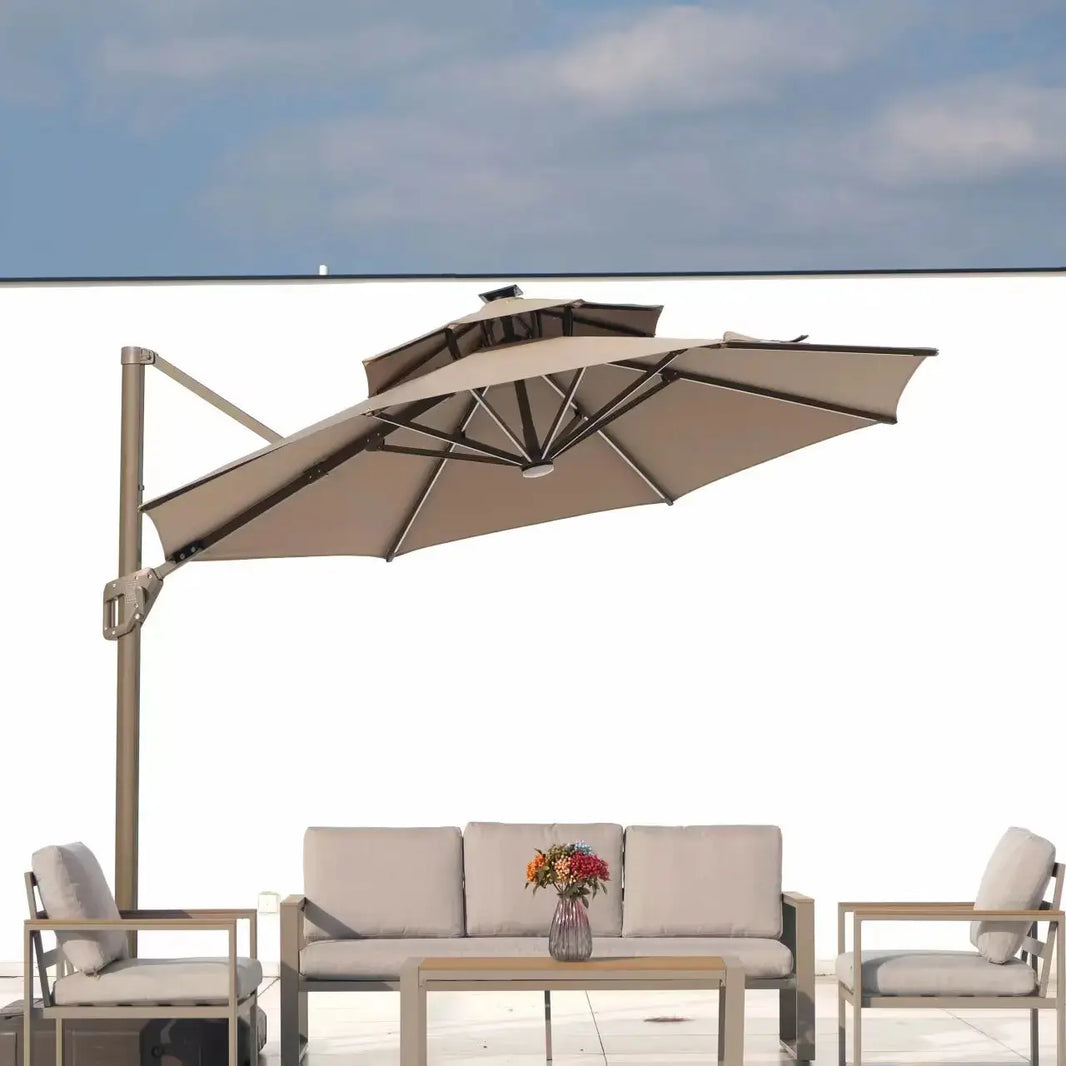 Venezia Style Hanging Roman Cantilever Parasol