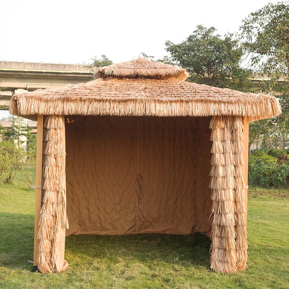 PE thatch gazebo