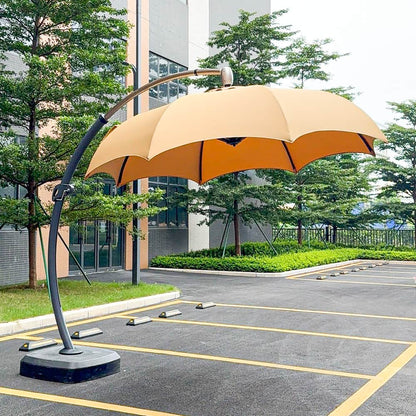 Large Curved Pillar Umbrella