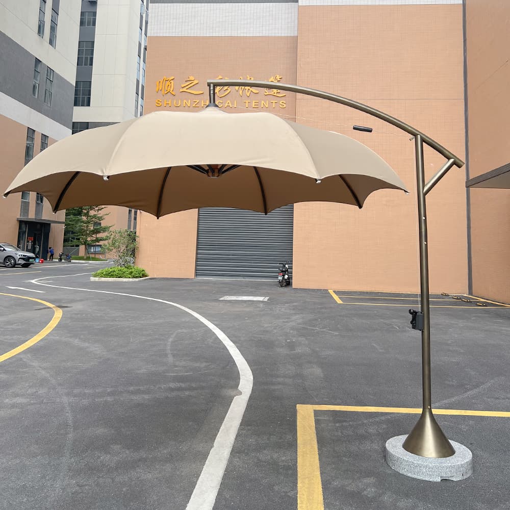Pumpkin Shaped Patio Umbrella