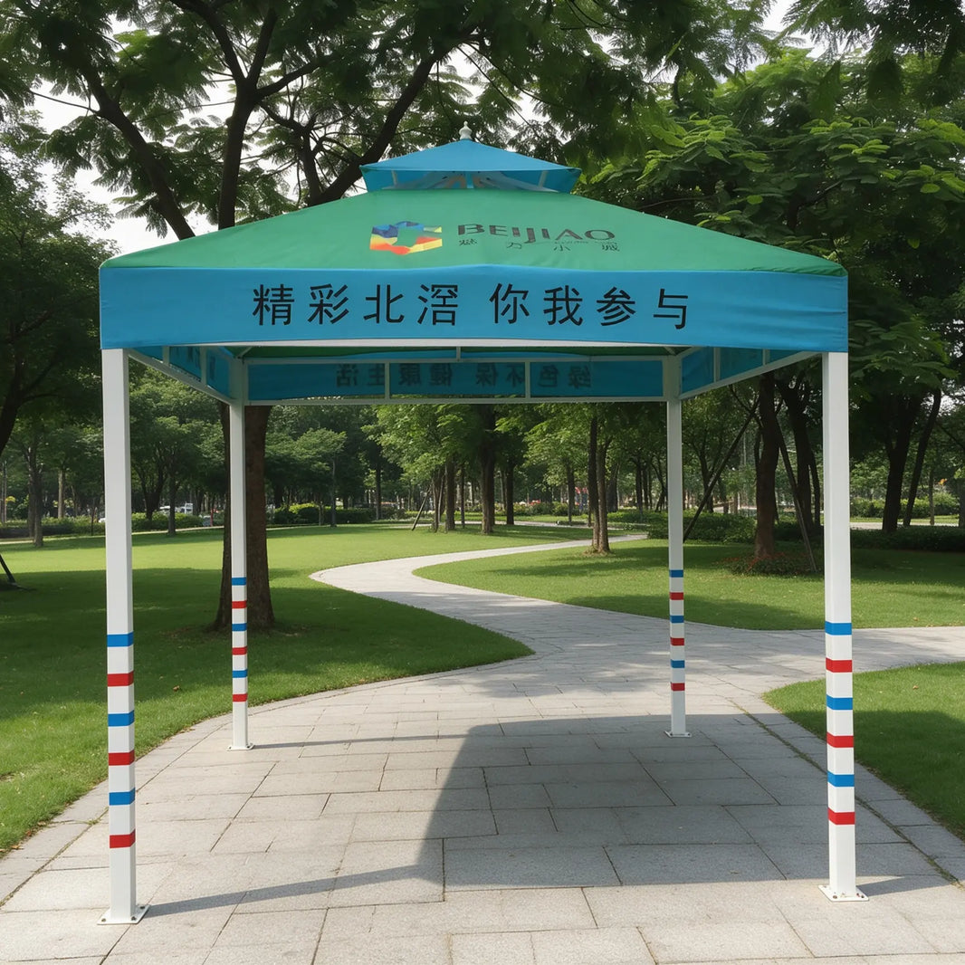 Large Iron Gazebo for Outdoor Living Space