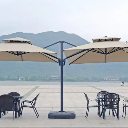 Double Head Cantilever Roman Umbrella