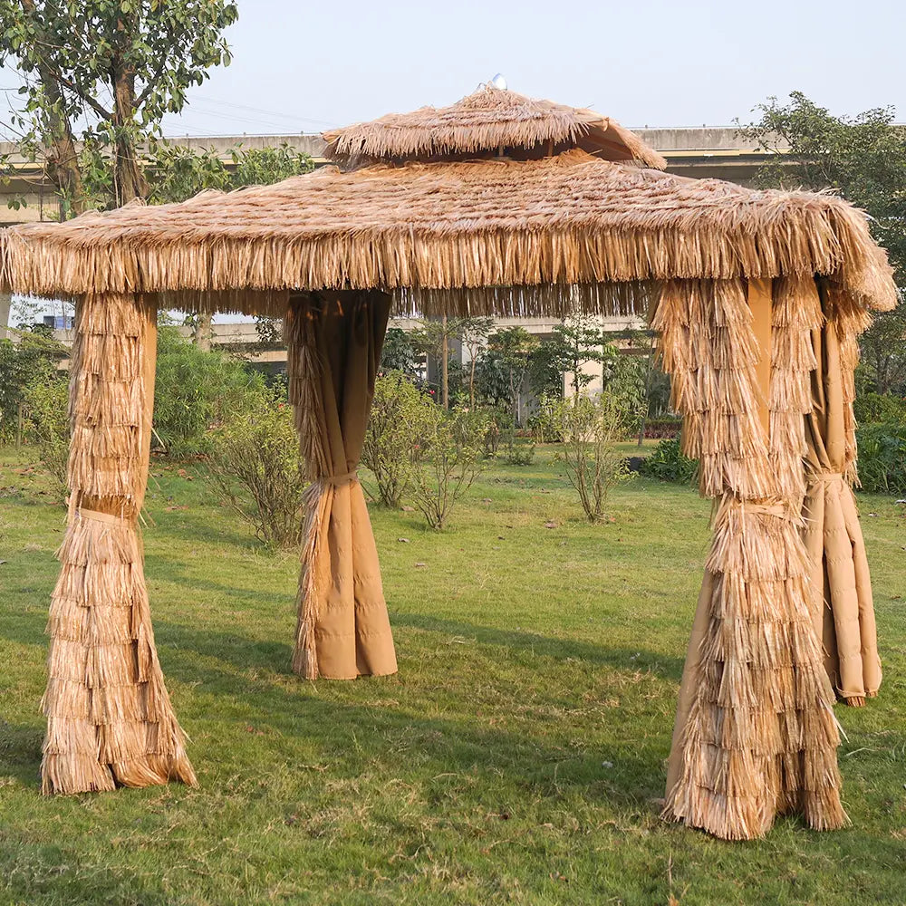 PE thatch gazebo
