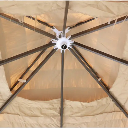 Custom Outdoor Steel Frame Straw Gazebo