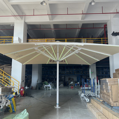 Khaki Starry Sky Umbrella With LED Light