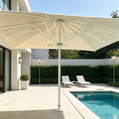 Khaki Starry Sky Umbrella With LED Light