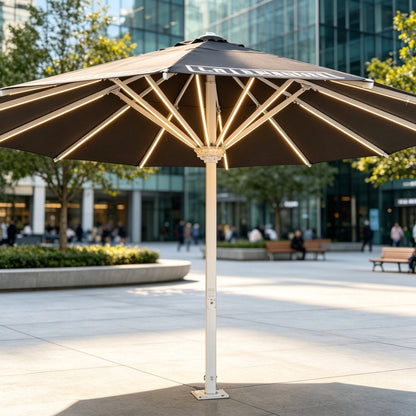 Black Starry Sky Umbrella With LED Light