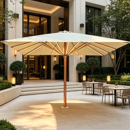 Starry sky umbrella in khaki with LED light