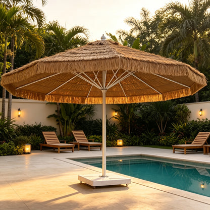 Artificial Thatch Starry Sky Umbrella