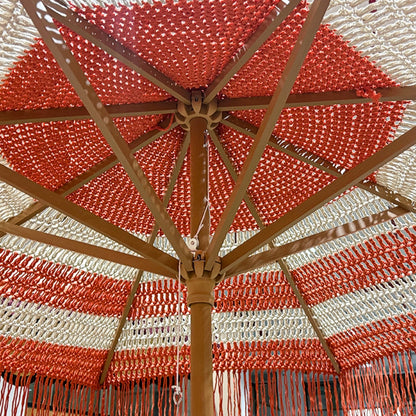 Premium Rope-Woven Umbrella for Patio Use