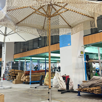 Large Size Rope-Woven Umbrella