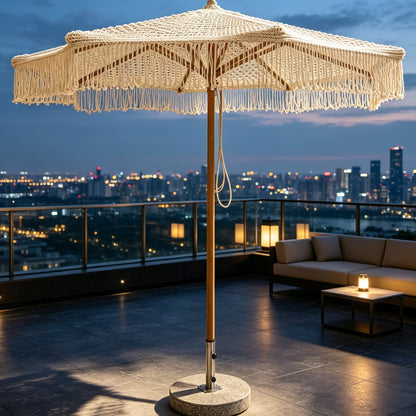 Large Size Rope-Woven Umbrella