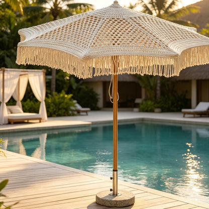 Large Size Rope-Woven Umbrella
