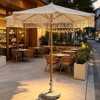 Large Size Rope-Woven Umbrella