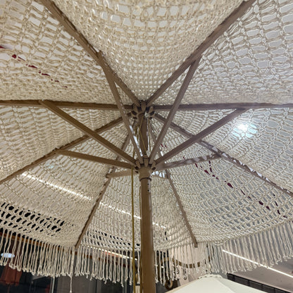 Modern Designer Rope-Woven Umbrella