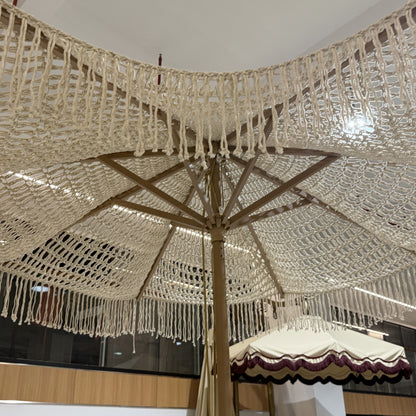 Modern Designer Rope-Woven Umbrella