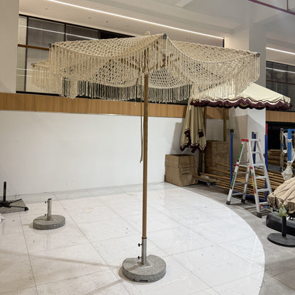 Modern Designer Rope-Woven Umbrella
