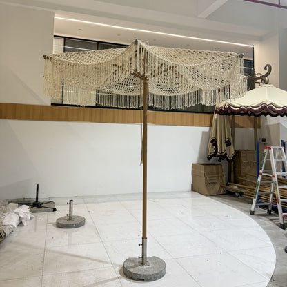 Modern Designer Rope-Woven Umbrella
