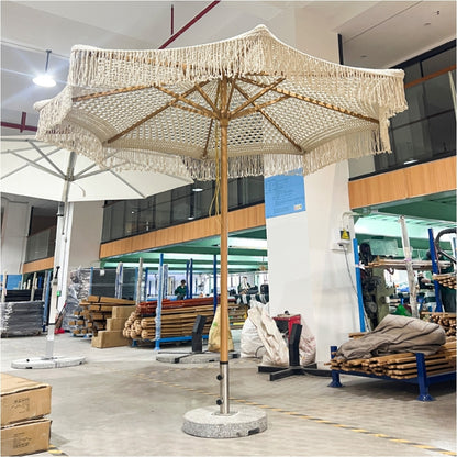 Modern Designer Rope-Woven Umbrella