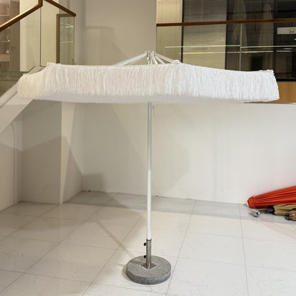 White PE Thatch Umbrella