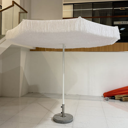 White PE Thatch Umbrella