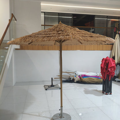 Simulation of a Straw Pillar Umbrella
