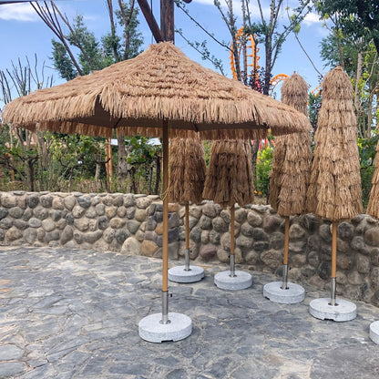 Simulation of a Straw Pillar Umbrella