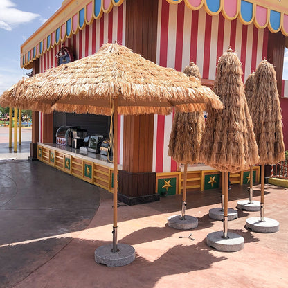 Simulation of a Straw Pillar Umbrella