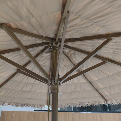Simulation of a Straw Pillar Umbrella