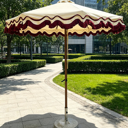 Tassel Center Pole Patio Umbrella