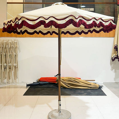 Tassel Center Pole Patio Umbrella
