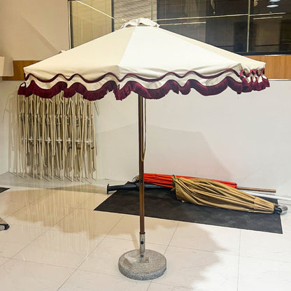 Tassel Center Pole Patio Umbrella