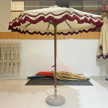 Tassel Center Pole Patio Umbrella