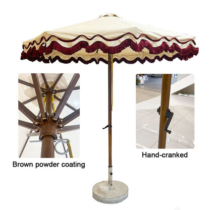 Tassel Center Pole Patio Umbrella