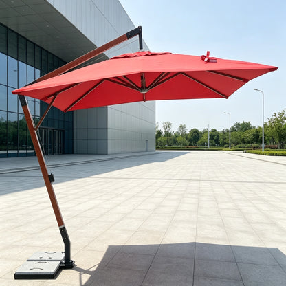 Stylish Side Offset Hanging Garden Umbrella