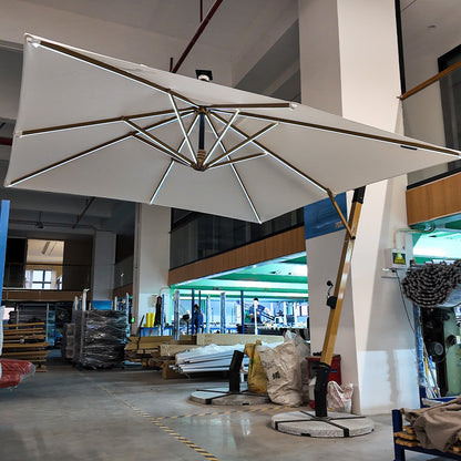 Elegant Offset Garden Cantilever Umbrella