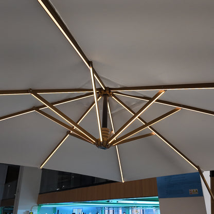 Elegant Offset Garden Cantilever Umbrella