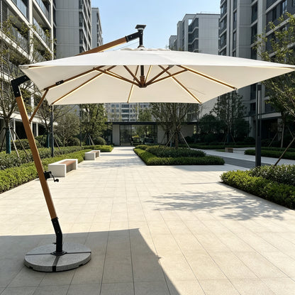 Elegant Offset Garden Cantilever Umbrella