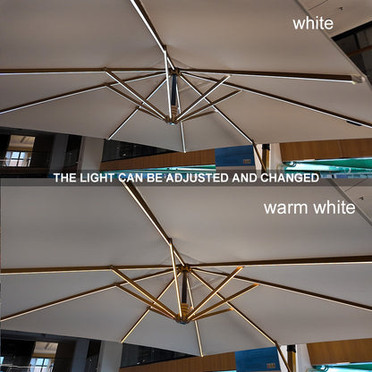 Elegant Offset Garden Cantilever Umbrella