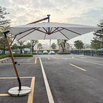 Elegant Offset Garden Cantilever Umbrella