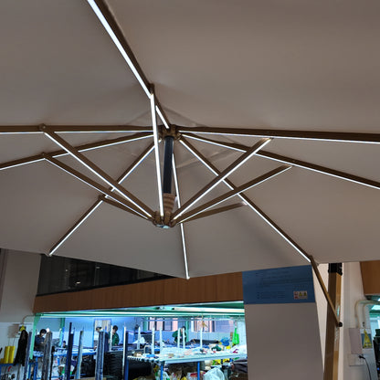 Elegant Offset Garden Cantilever Umbrella