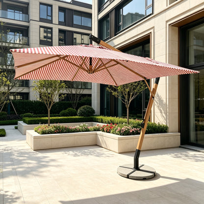 Wind Resistant Cantilever Offset Patio Umbrella