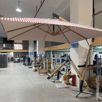Wind Resistant Cantilever Offset Patio Umbrella