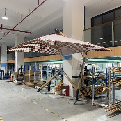 Wind Resistant Cantilever Offset Patio Umbrella