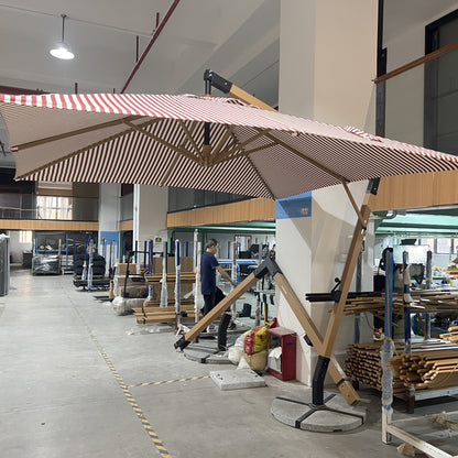 Wind Resistant Cantilever Offset Patio Umbrella