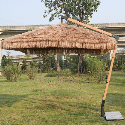 Artificial Straw PE Thatch Hanging Umbrella