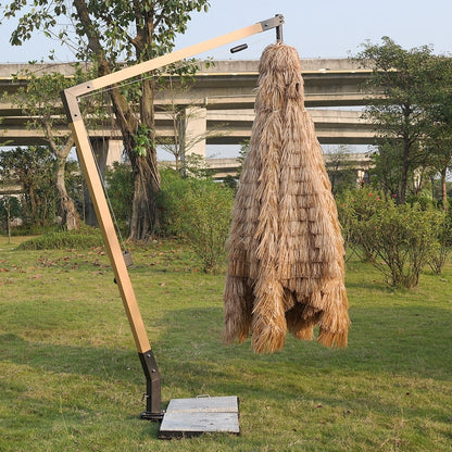 Artificial Straw PE Thatch Hanging Umbrella