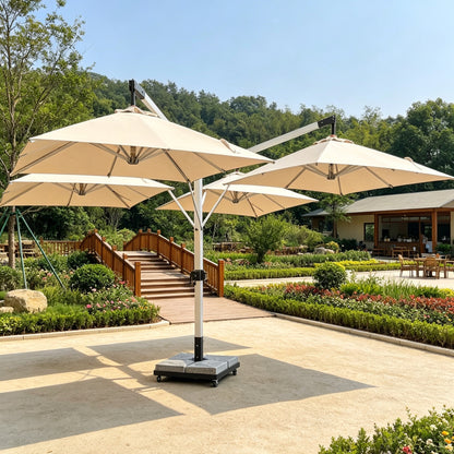 Premium 4 Head Offset Cantilever Umbrella
