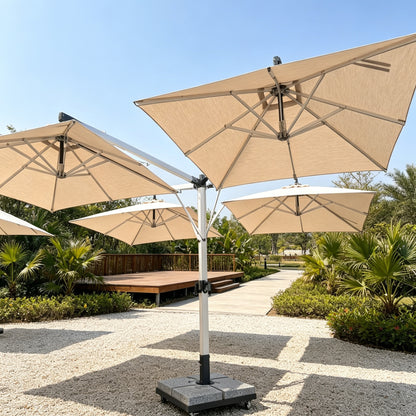 Premium 4 Head Offset Cantilever Umbrella